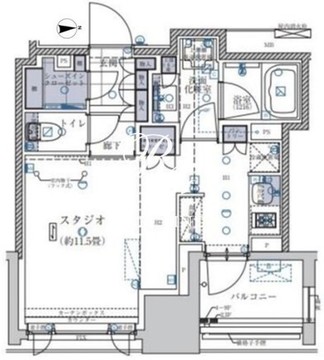 クラッシィハウス大手町 6F 間取り図