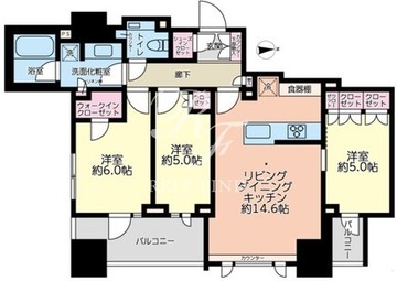 クラッシィハウス大手町 1603 間取り図