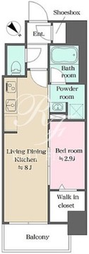 ウエリスアーバン大塚 202 間取り図