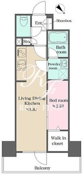 ウエリスアーバン大塚 1203 間取り図