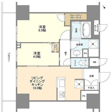 ＢＬＥＳＳ蔵前 903 間取り図