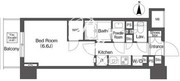 コンフォリア森下リバーサイド 709 間取り図