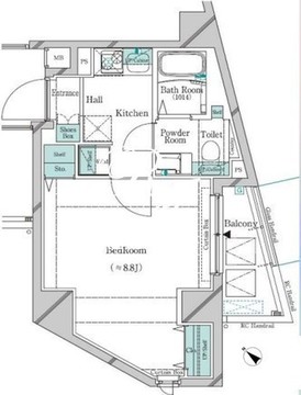 ガリシア八広駅前 503 間取り図