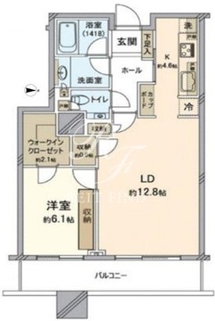 白金タワー 23F 間取り図