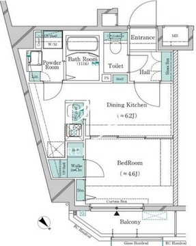 ガリシア八広駅前 302 間取り図
