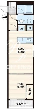 フレア四谷 301 間取り図