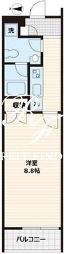 フレア四谷 402 間取り図