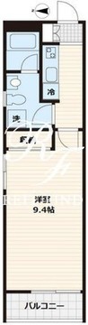 フレア四谷 403 間取り図