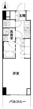 ルーブル池袋弐番館 404 間取り図