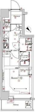 レヴールスカイフォリア 602 間取り図