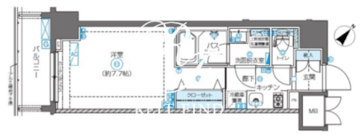 ズーム南麻布 703 間取り図