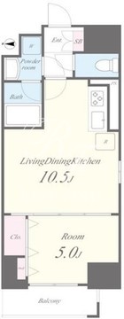 ヴァレンティア麻布 701 間取り図