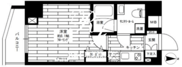 グランドコンシェルジュ亀戸 601 間取り図