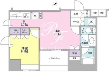 コンフォリア池袋DEUX 502 間取り図