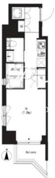 大森ウエスト 406 間取り図