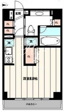 レガリアシティ神田末広町 802 間取り図