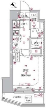 クレイシア大井町 406 間取り図