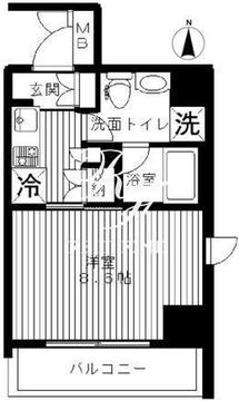 セリーズ門前仲町 507 間取り図