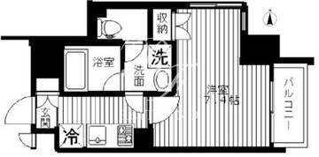 セリーズ門前仲町 805 間取り図