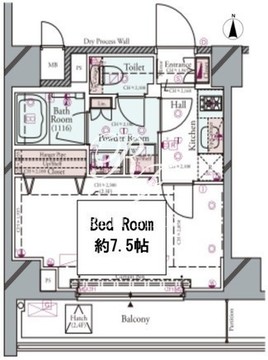 コンシェリア門前仲町SAKURA PROMENADE 306 間取り図