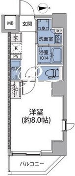ルネサンスコート蒲田ウエスト 502 間取り図