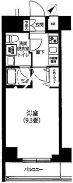 アイルヴァーチェ押上ノルド 601 間取り図