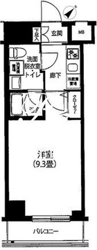 アイルヴァーチェ押上ノルド 802 間取り図