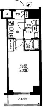 アイルヴァーチェ押上ノルド 203 間取り図