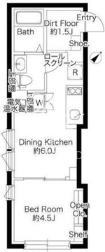 カーサグラッツェ門前仲町 301 間取り図