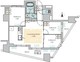 ディームス蔵前アベニュー 1201 間取り図