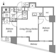 nido蔵前アベニュー 803 間取り図