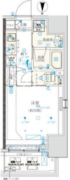 クレイシア門前仲町 901 間取り図