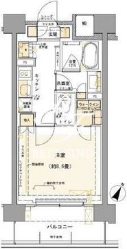 コムレジ赤羽 704 間取り図