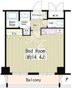 ワッツ白金 306 間取り図