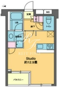 カスタリア高輪台2 303 間取り図
