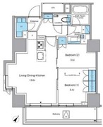 ルフォンプログレ渋谷ヒルトップ 1601 間取り図