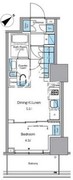ルフォンプログレ渋谷ヒルトップ 1404 間取り図
