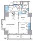 ルフォンプログレ渋谷ヒルトップ 1701 間取り図