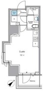 ルフォンプログレ渋谷ヒルトップ 1201 間取り図