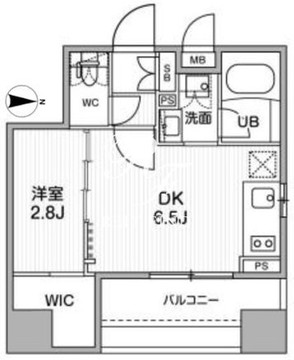 シーフォルム木場2 203 間取り図