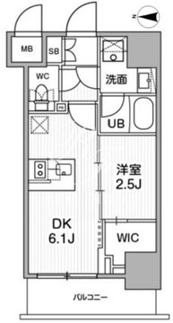 シーフォルム木場 202 間取り図
