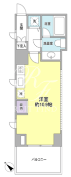 プロスペクト渋谷道玄坂 301 間取り図