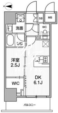 シーフォルム木場 1004 間取り図