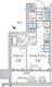プライマル中央MINATO 403 間取り図