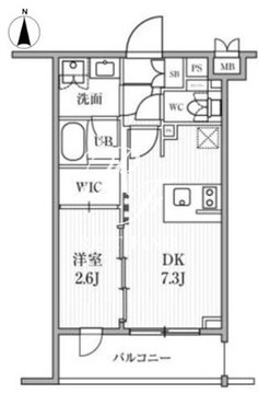 シーフォルム東池袋 302 間取り図
