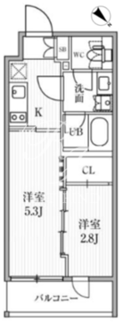 シーフォルム東池袋 303 間取り図