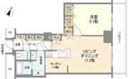トルナーレ日本橋浜町 1802 間取り図