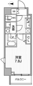 オルタナ亀戸2 304 間取り図