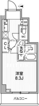 オルタナ亀戸2 703 間取り図