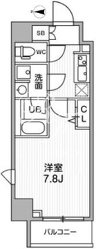 オルタナ亀戸2 604 間取り図